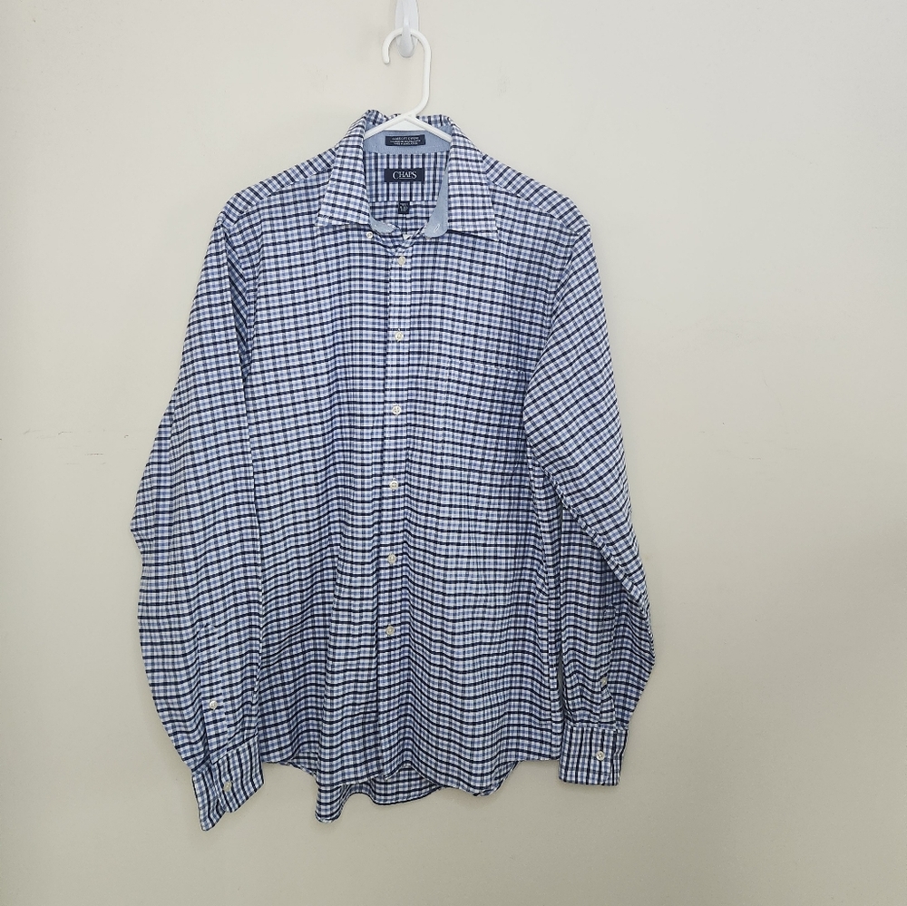 Men's Chaps Oxford Button Down Shirt Sz 16-16.5 36/37